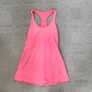 Hot Pink Razor Back Lululemon Tank Top size 8